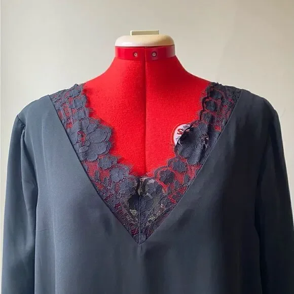 NWT Tom Tailor Black Sheath Dress with Bell Sleeves​ - Picture 4 of 15